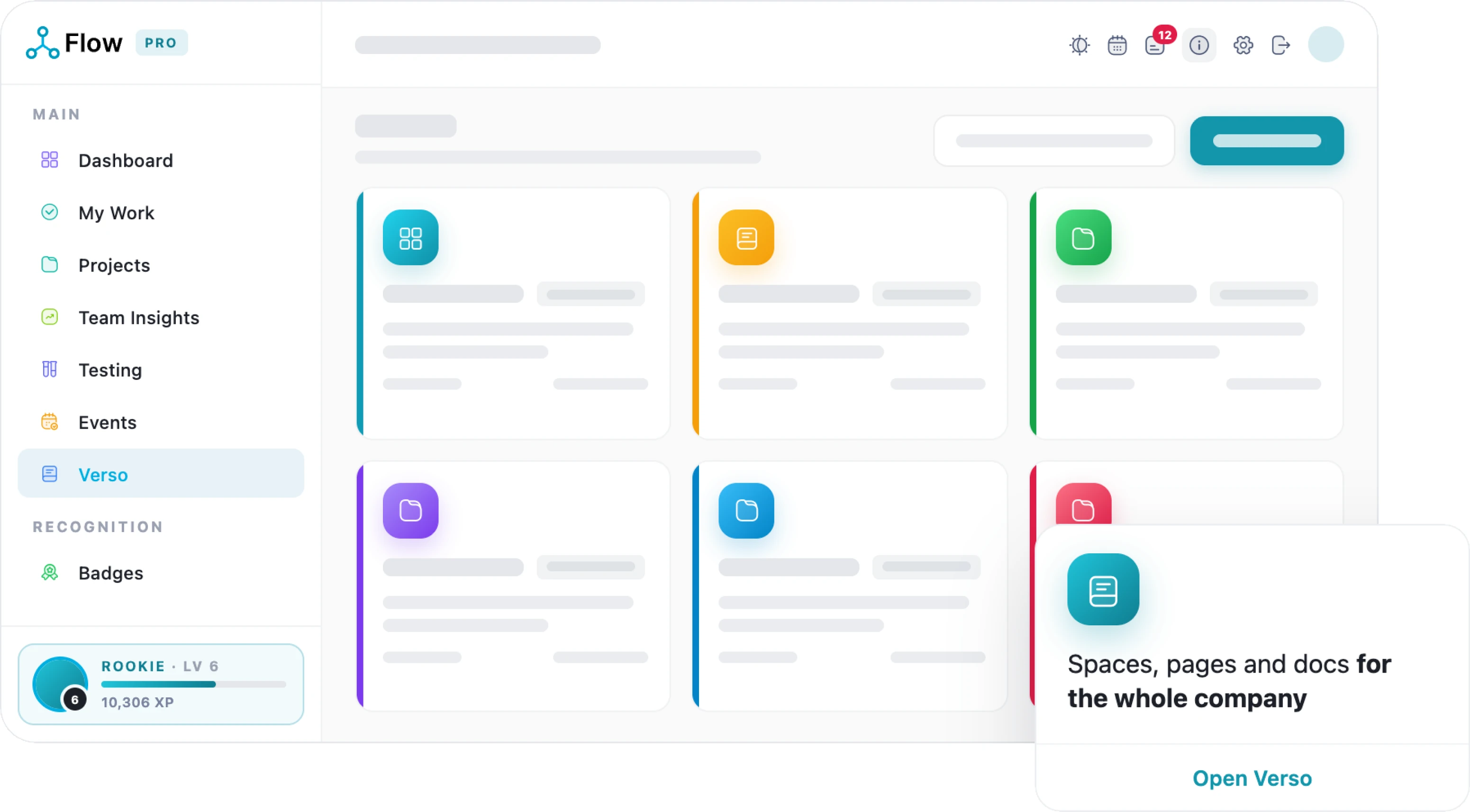 A Verso space with its page tree and block editor